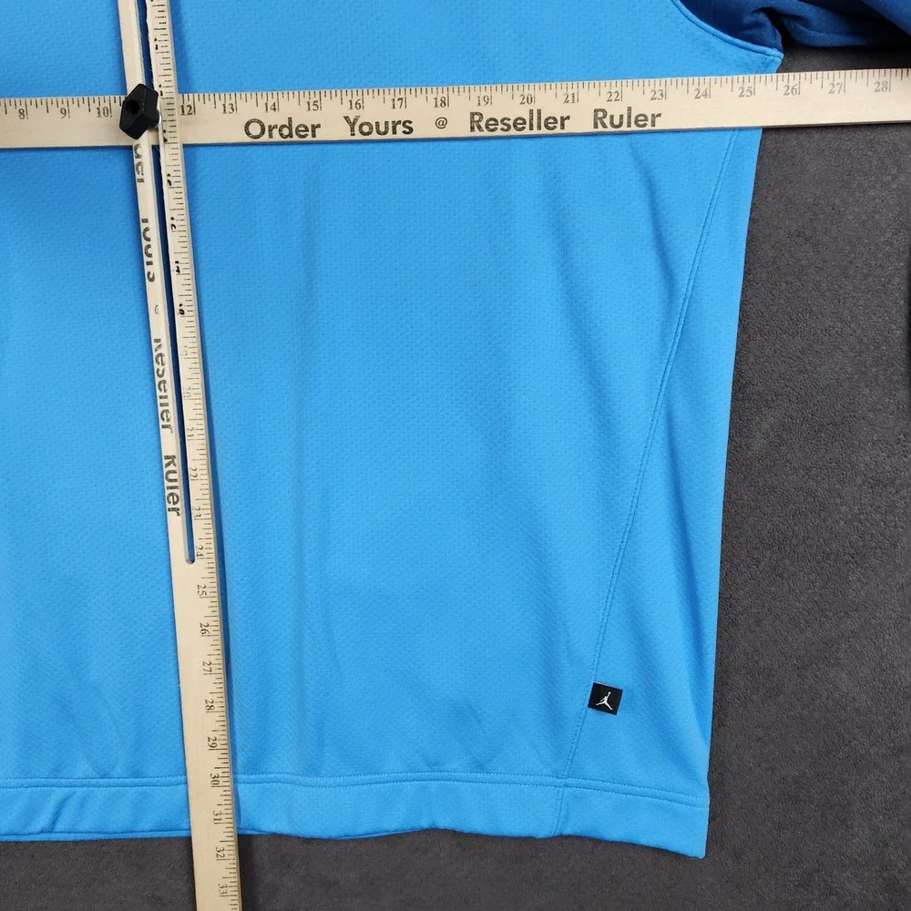 Jordan Prime Fly Warmup Track Jacket Mens XLT Blue Colorblock Dri-FIT Full Zip